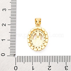 Colgante micropavé cubic zirconia de latón&nbsp;KK-D325-53G
