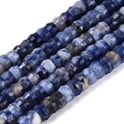 Chapelets de perles en sodalite naturelle&nbsp;G-Q606-46A-03