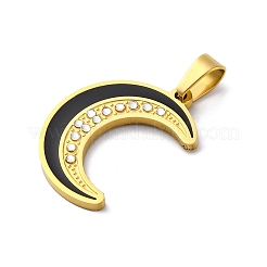 304 Edelstahl-Emaille-Anhänger&nbsp;STAS-S163-10G
