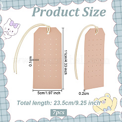 Porta organizer per orecchini in similpelle&nbsp;AJEW-WH0505-32B