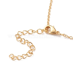 Collares con colgante de corazón de circonita cúbica micro pavé de latón&nbsp;NJEW-Z003-01B