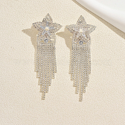Messing-Strass-Ohrstecker für Damen&nbsp;QC2926