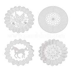 8 Stück 4 Stile 201 Edelstahl-Anschluss-Charms&nbsp;STAS-SW0001-04