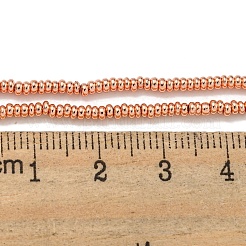 Fili di perline di ematite sintetica non magnetica elettrolitica&nbsp;G-I360-C02-03
