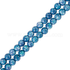 1 brin de perles de verre peintes à la cuisson&nbsp;DGLA-TADJ0001-01A