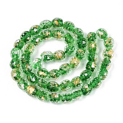 Perles vernissées manuelles&nbsp;FOIL-T007-03D