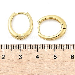 Ottone orecchini a cerchio Huggie&nbsp;EJEW-C502-11G