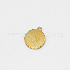 Pendentifs de polissage à la machine en acier inoxydable 201 avec placage sous vide PVD&nbsp;STAS-G261-27G