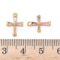 Colgante micropavé cubic zirconia de latón&nbsp;KK-D024-21G