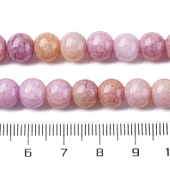 Stränge aus gefärbten Glasperlen mit Ombré-Effekt&nbsp;GLAA-T031-01O-10