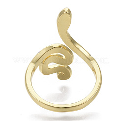 Micro cuivres ouvrent zircone cubique anneaux de manchette&nbsp;RJEW-S044-072-NF