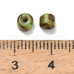 Picasso-GlasZylinderförmig-Saatperlen&nbsp;GLAA-C044-01A