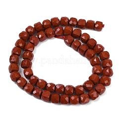 Natürliche rote Jaspis Perlen Stränge&nbsp;G-H078-C34-6mm