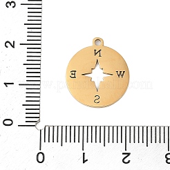 Ionenplattierung (IP) 304 Edelstahlanhänger&nbsp;STAS-T044-236G-01