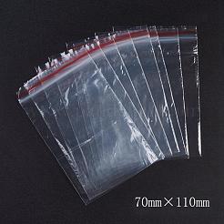 Sacchetti di plastica richiudibili per imballaggio&nbsp;OPP-G001-E-7x11cm