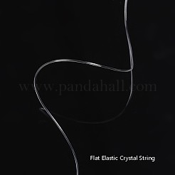 Cordon de cristal élastique japonais rond&nbsp;X-EW-G008-01-0.8mm