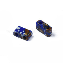 2-trou perles rocailles en verre opaque&nbsp;SEED-N004-002-A01