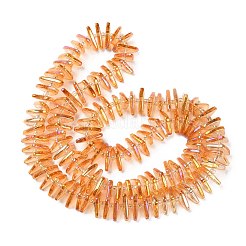 FilI di perline in vetro placcato&nbsp;GLAA-K061-04A-FR02