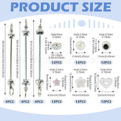 Kits de fabrication de porte-clés bricolage&nbsp;DIY-TA0014-18B