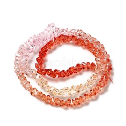 Chapelets de perles en verre transparent&nbsp;GLAA-H023-02K