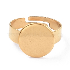 Ionenplattierung (IP) verstellbare Fingerringkomponenten aus Edelstahl 304&nbsp;STAS-P291-03C-G