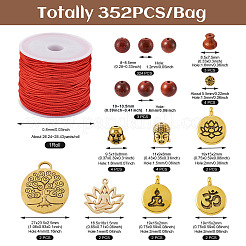 Kit fai da te per la creazione di braccialetti con perline di mala&nbsp;DIY-TA0004-17