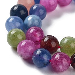 Gefärbte natürliche malaysia jade perlen stränge&nbsp;G-G021-01B-06