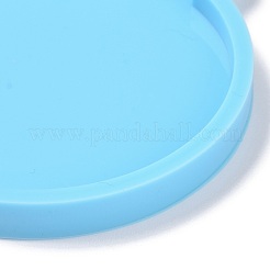 Flache runde Anhänger-Silikonformen&nbsp;DIY-K051-19