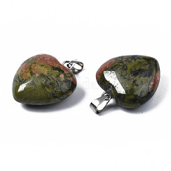 Natur Unakit Anhänger&nbsp;G-N0325-12B