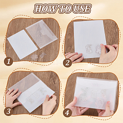 PVC-Aufbewahrungsplatte&nbsp;DIY-WH0888-839