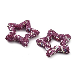 Perline di strass in argilla polimerica a forma di stella&nbsp;CLAY-NH0001-06O