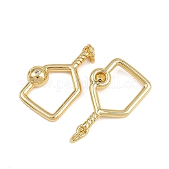 Ottone micro spianare pendenti zirconi&nbsp;KK-A269-23G