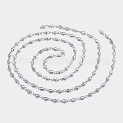 Chaînes en acier inoxydable 304 de 3.28 pied résistantes au ternissement&nbsp;X-STAS-P197-041P