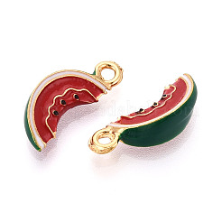 Pendenti smaltati in lega di frutta&nbsp;ENAM-N062-06E