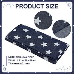 Tissu en jean en coton&nbsp;DIY-WH0504-775A-01