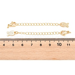 Bordsteinkettenverlängerung aus Messing&nbsp;KK-P354-09G