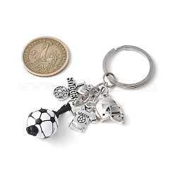 Porte-clés en alliage et bois&nbsp;KEYC-JKC01187-03
