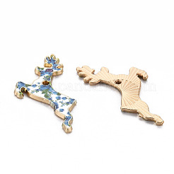 Emaille Anhänger Legierung&nbsp;ENAM-N055-017A-01-NR