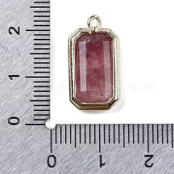 Natürliche Erdbeer-Quarz-Anhänger&nbsp;G-U019-04G-07