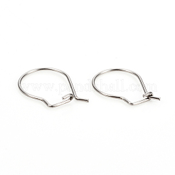 Boucles d'oreilles créoles en acier inoxydable 304 anti-ternissement&nbsp;STAS-I149-11P