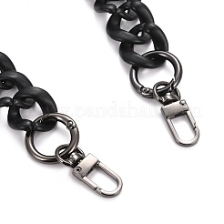 Poignées de sac de chaînes gourmettes en plastique ccb&nbsp;AJEW-BA00052-01