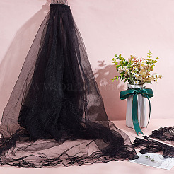 Set aus Brautschleier und Spitzenhandschuhen aus Polyesternetz&nbsp;AJEW-HY0001-98