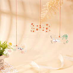 Transparente leere Acrylanhänger&nbsp;TACR-NB0001-11