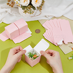 Boîtes cadeaux de rangement de boucles d'oreilles et colliers en papier kraft carré&nbsp;CON-WH0095-90B-01