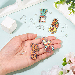 Kits de fabrication de boucles d'oreilles bricolage&nbsp;DIY-TA0015-74