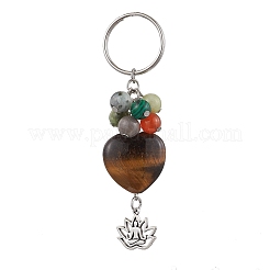 Natürlicher u. synthetischer Edelstein keychain&nbsp;KEYC-JKC01155