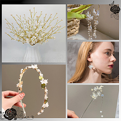 300 Stück transparente Acrylperlenkappen in 6 Stilen&nbsp;OACR-HY0001-11