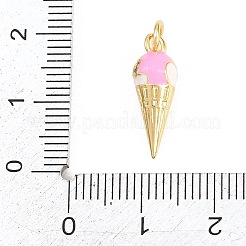 Messing micro pave klare zirkonia anhänger&nbsp;KK-H273-19G