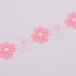 Blumen-Polyester-Besatzband&nbsp;OCOR-WH0060-03