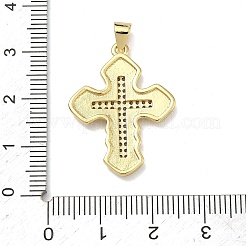 Messing micro pave klare zirkonia anhänger&nbsp;KK-A293-16C-G